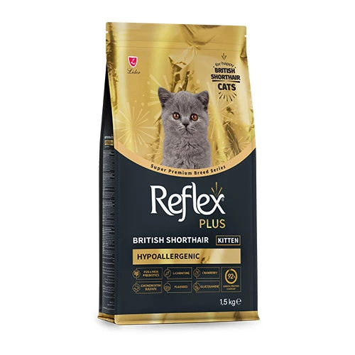 Reflex Plus HypoAllergenic British Shorthair Yavru Kedi Maması 1,5 Kg
