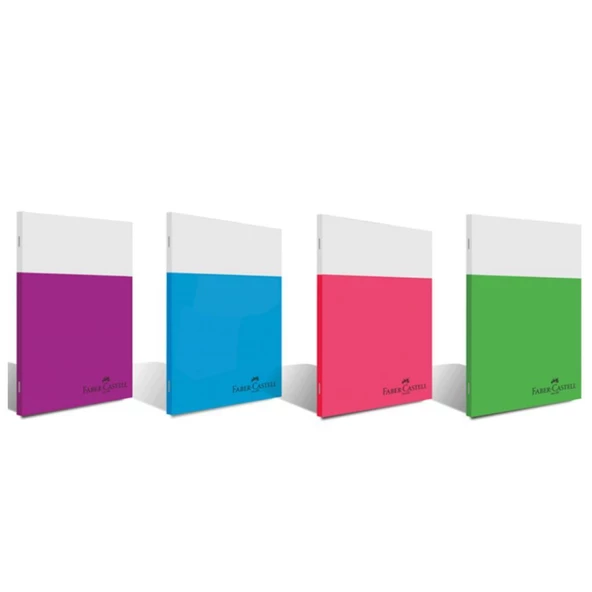 Faber Castell Defter Smart A4 Dikişli Pp Kapak 100 Yaprak Kareli 5075000171
