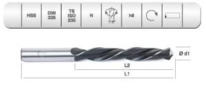 EVAR  HSS  DIN 338 RN  HADDE MTK    8.4   MM.