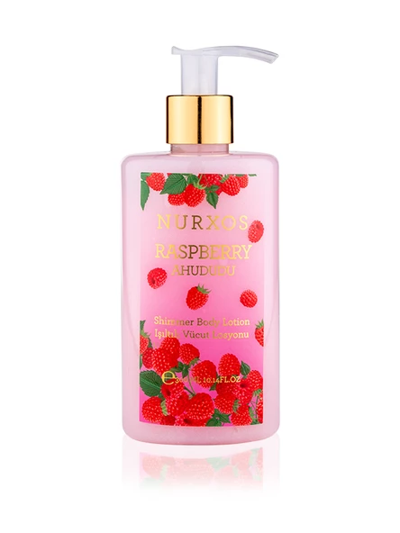 Nurxos 9888 Raspberry Ahududu Hediyelik Kutulu 3'lü Set Vücut Spreyi & Losyon & Duş Jeli - 3