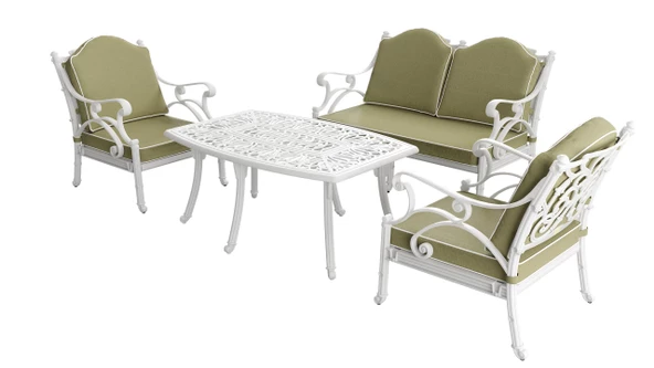 Bodrum Model Plastik Ferforje Görünümlü Oturma Grubu Bahçe, Balkon Takımı - 4