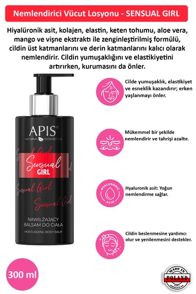 Nemlendirici Vücut Losyonu - SENSUAL GIRL - 300 Ml