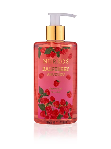 Nurxos 9888 Raspberry Ahududu Hediyelik Kutulu 3'lü Set Vücut Spreyi & Losyon & Duş Jeli - 4
