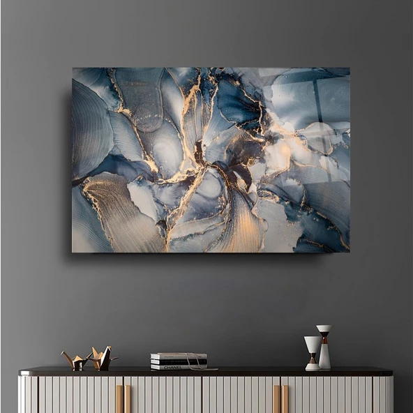 Sanatsal Dekoratif Motifli Dekoratif ve Modern Cam Tablo ürün görseli