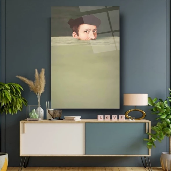 Sanatsal Dekoratif ve Modern Cam Tablo