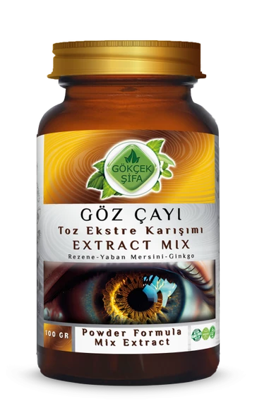Göz Çayı Toz Ekstre Karışımı 30 gr. Cam Kavanoz - 2