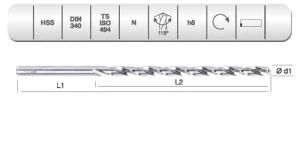 EVAR  HSS   DIN 340 RN        MATKAP  17.0 MM