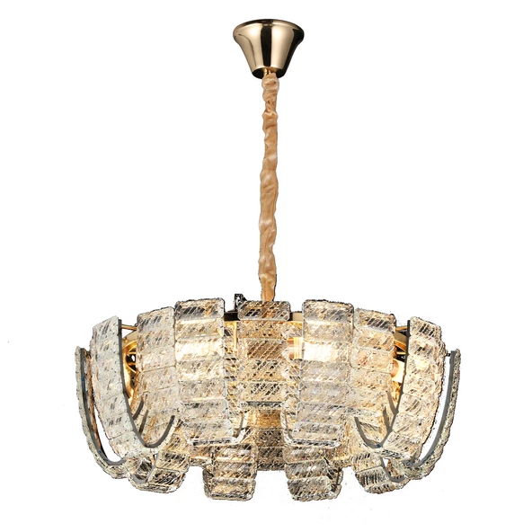 Apliqa Loya 60'lik Gold Kristal Taşlı Oturma Odası, Salon Sarkıt Avize - Resim 2