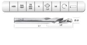 EVAR  HSS   DIN 1897   RN       MATKAP 10.5   MM