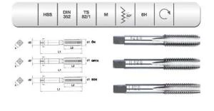 EVAR  HSS DIN352 3 LU EL KLZ   M 7        (6H)