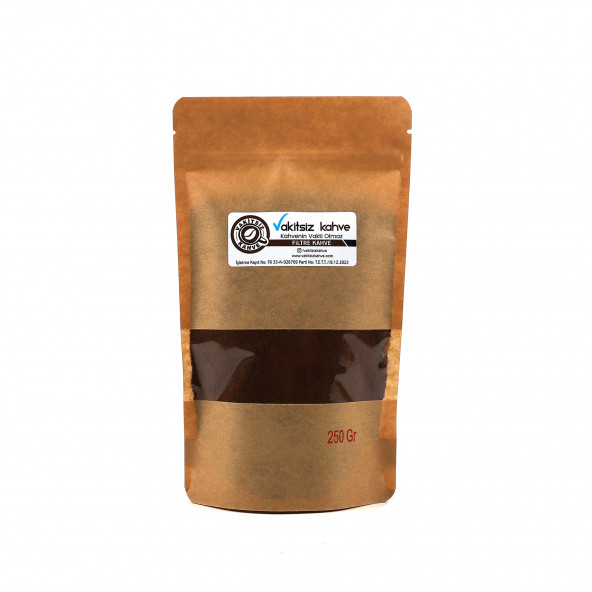 Vakitsiz Kahve Filtre Kahve 250 G + Orta Boy V60 + Filtre Kağıdı 100 Adet - 4