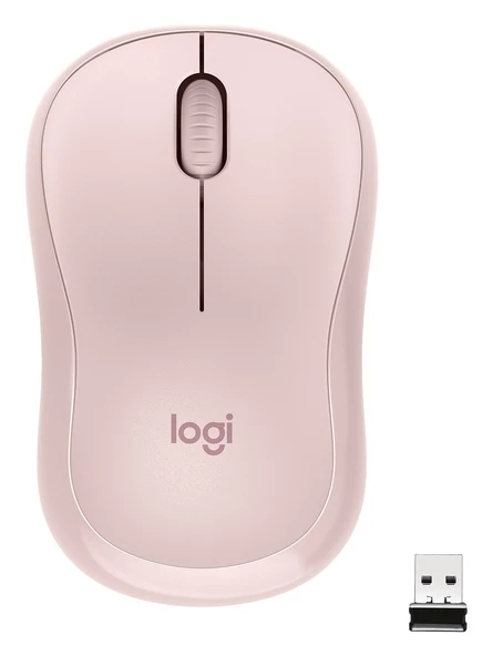 Logitech M221 Sessiz Kompakt Kablosuz Mouse - Pembe