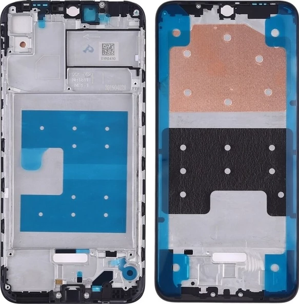 Cbtx Huawei Y6 Pro 2019 / Y6 2019 Siyah Uyumlu Ön Muhafaza Lcd Çerçeve Çerçeve Plakası
