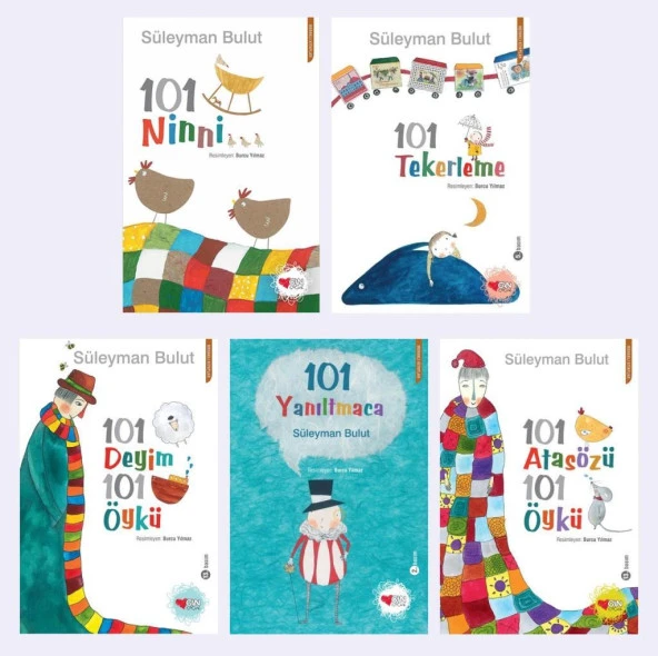 Süleyman Bulut Seti 5 Kitap 101 Deyim 101 Atasözü 101 Ninni 101 Yanıltmaca 101 Tekerleme