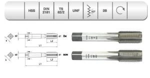 EVAR  HSS DIN2181 2 Lİ EL KZ UNF   1/4"X28(2