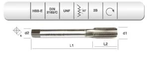 EVAR  HSSE DIN2183/C MAK.KLVZ. UNF 3/4"X16