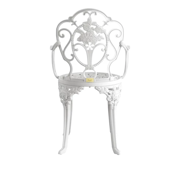 Ferforje Görünümlü Plastik Isparta Tek Sandalye, Bahçe, Balkon Ve Dış Mekanda Kullanılabilir Sandalye - 6