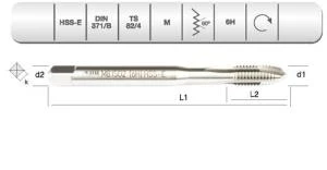 EVAR  HSSE DIN 371/B MAKİNA KLVZ. M 3  (6H)