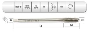 EVAR  HSSE DIN 376/C MAKİNA KLVZ. M  3    (6H)