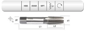 EVAR  HSS USA.STD. 1/16 KONİK  NPT   1/8 X2