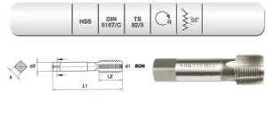 EVAR  HSS DIN 5157 SON MAK.KILV.G 1/8"X28