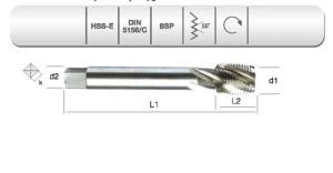EVAR  HSSE DIN 5156/C MAK. KLVZ. G 1/4" 35º