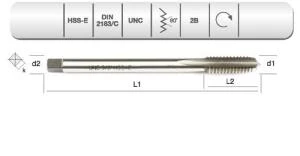 EVAR  HSSE DIN2183/C MAK.KLZ. UNC 1/2"X13 2B