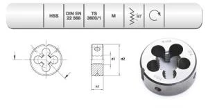 EVAR HSS DIN 223/B METR.NRM. PAFTA M 14 x2
