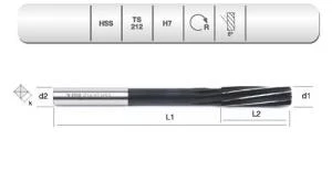 EVAR  HSS DIN 212 L-RN MAKİNA RAYBA 12   MM H7