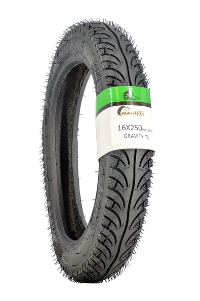 MARUTİ TYRES MOTOSİKLET LASTİK 16X250 (64-305)  TL (TUBELESS - DUBLEKS)