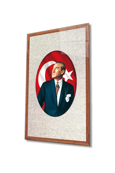 Atatürk Dekoratif ve Modern Cam Tablo 4 mm Dayanıklı Temperli Cam