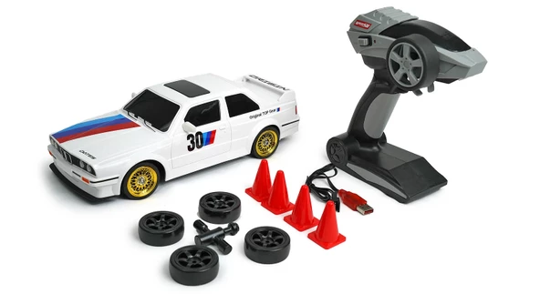 Retro Drift 1:16 Ölçek 2.4G RC Araba 7.4V Lithium Şarj Edilebilir Harika Drift - 3