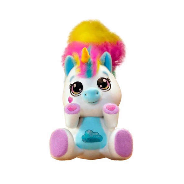 Furry Tails  Lily Sesli ve Işıklı Unicorn Peluş FURR001 - 2