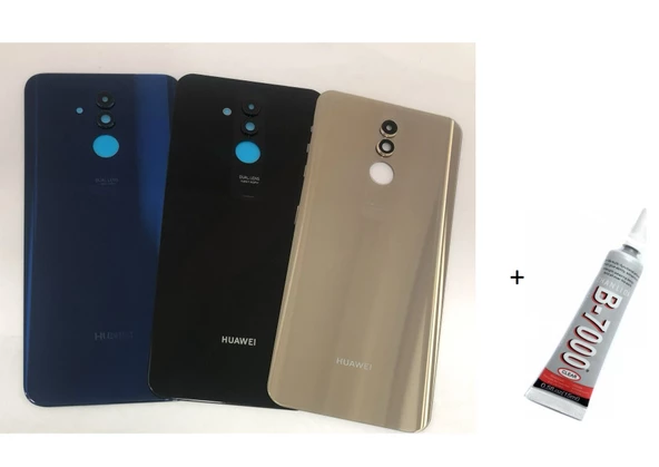 HUAWEİ MATE 20 LİTE Arka Batarya Pil Kapağı ALTIN  (B7000 15 ML Yapıştırıcı)