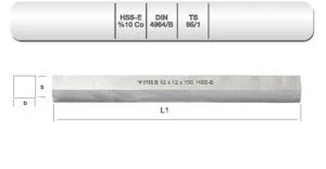 EVAR  HSSE-Co10 DIN4964 B TORNA KAL. 6X  6X100
