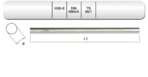 EVAR  HSSE-Co10 DIN4964 A TORNA KAL.10X125