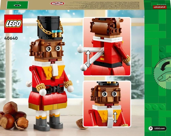 LEGO Fındıkkıran 40640 –Yılbaşı Temalı Oyuncak Figür Yapım Seti (208 Parça) - 4