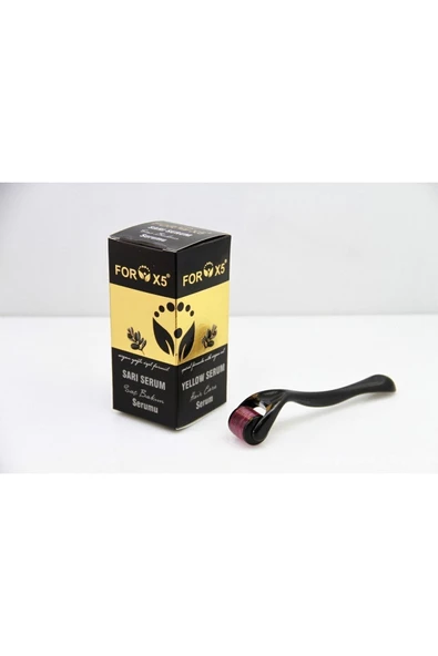 FORX5 Sarı Serum& Dermaroller Set - 5