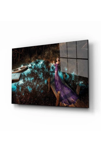 Doğa Manzara Dekoratif ve Modern Cam Tablo 4mm Dayanıklı Temperli Cam ürün görseli 1