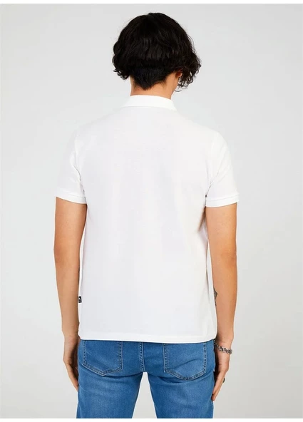 White FATHER BASIC POLO - Resim 2