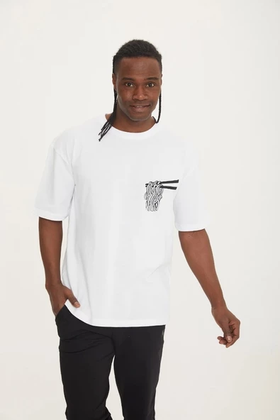 White NOODLE RELAX TEE