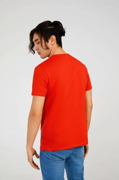 Red THE CROW LOGO TEE - Resim 2