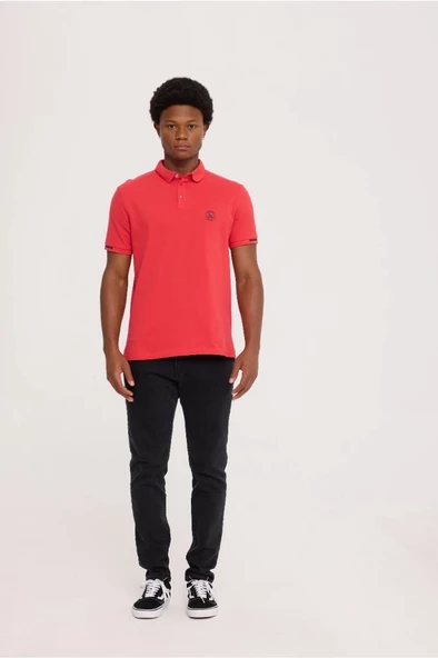 Red SUMMER POLO - Resim 4