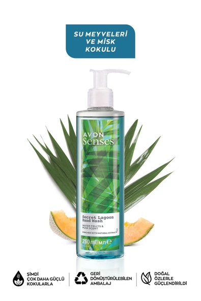 Senses Secret Lagoon Su Meyveleri Ve Misk Kokulu Sıvı El Sabunu 250 Ml. - 2