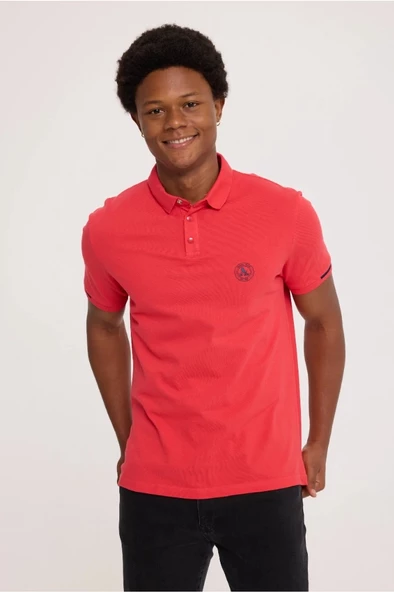 Red SUMMER POLO - Resim 2