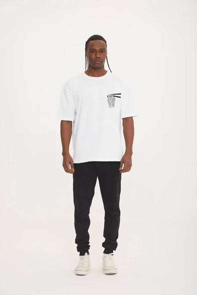 White NOODLE RELAX TEE - 4