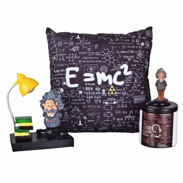 Einstein Lamba Einstein Puf Yastık Einstein Seramik Kalemlik