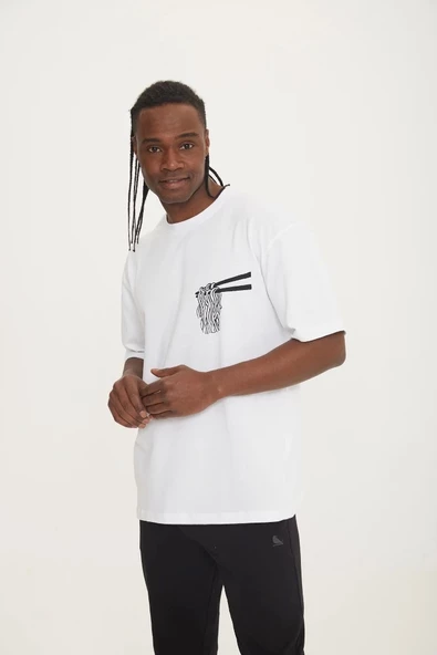 White NOODLE RELAX TEE - 2