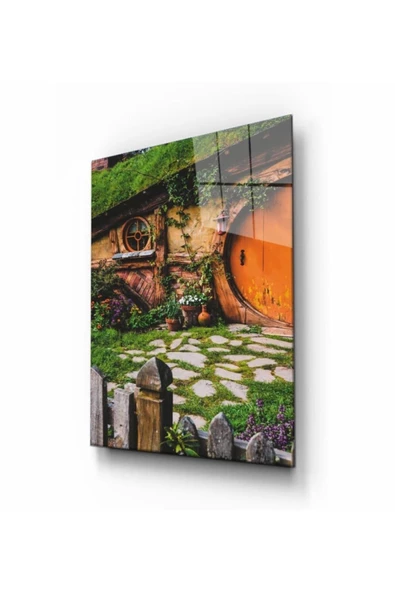 Bahçe Dekoratif ve Modern Cam Tablo 4mm Dayanıklı Temperli Cam