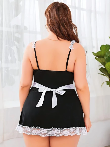 Nightlight 3500 Gecelik Büyük Beden Hizmetçi Kostümü - 2